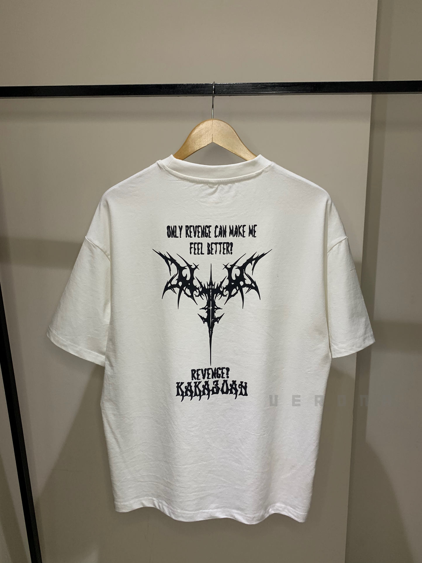 Revenge - White Drop Shoulder