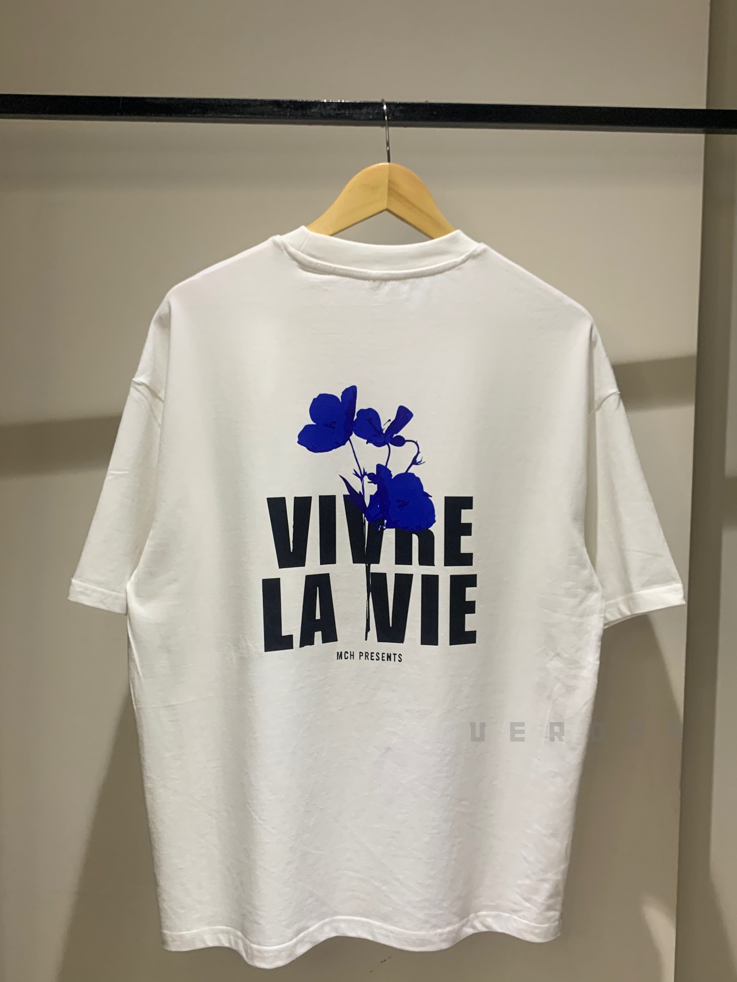 LA VIE - White Drop Shoulder