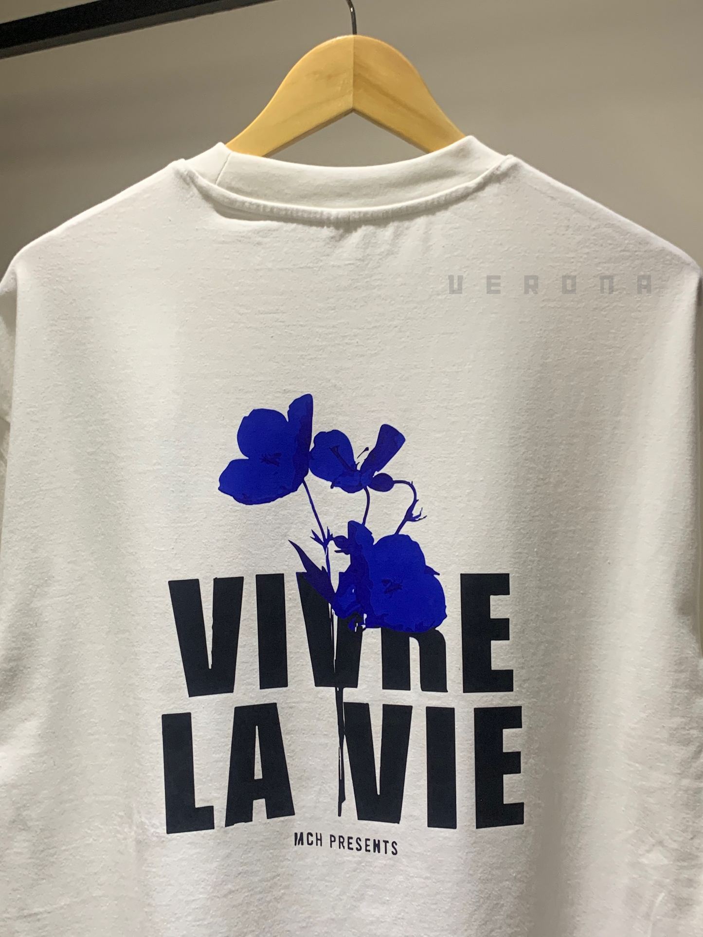 LA VIE - White Drop Shoulder
