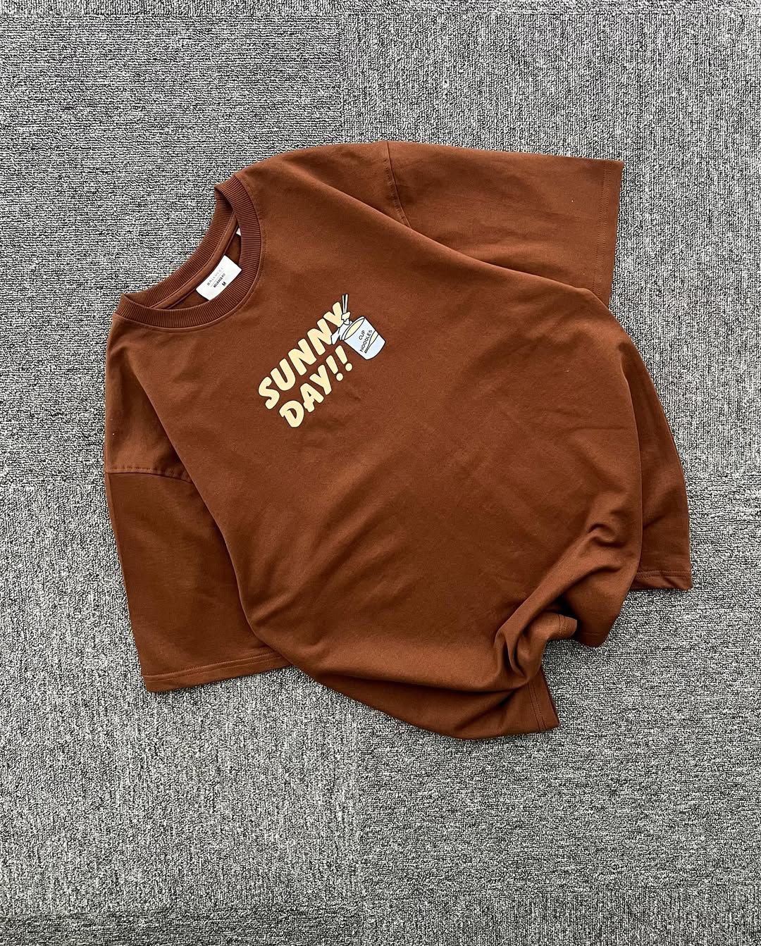 Sunny Day - Brown Drop Shoulder