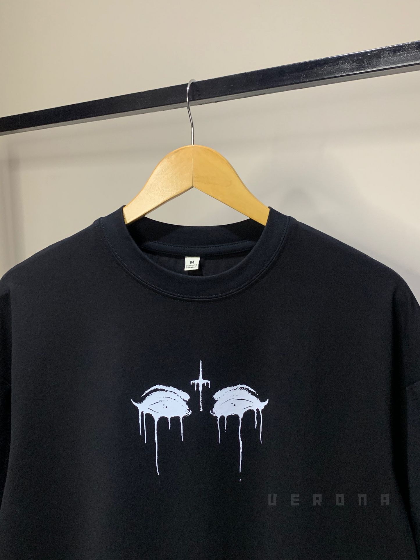 Revenge - Black Drop Shoulder