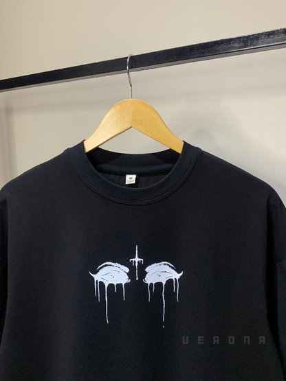 Revenge - Black Drop Shoulder