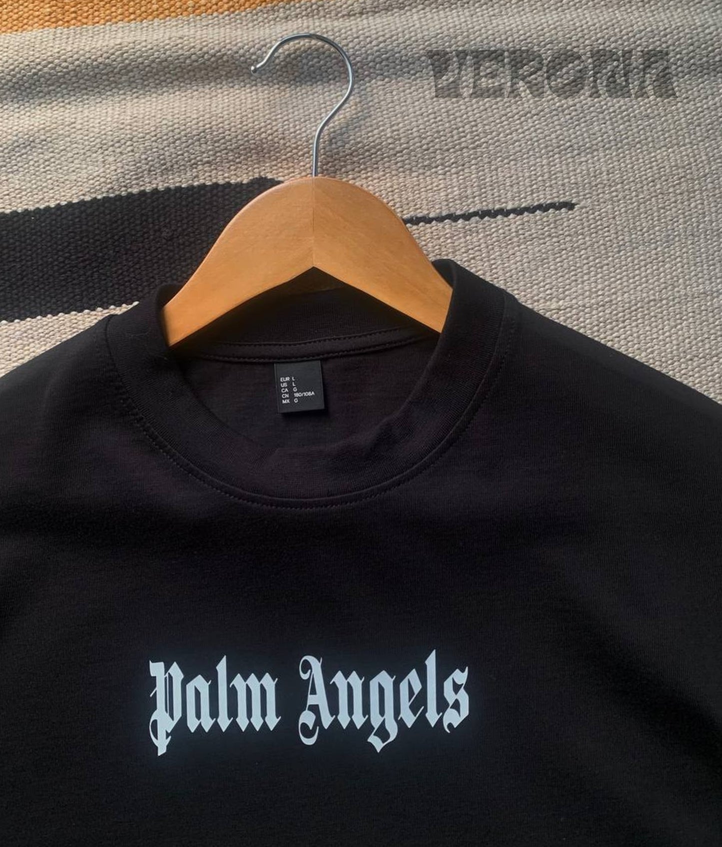 Palm Angels - Black Drop Shoulder