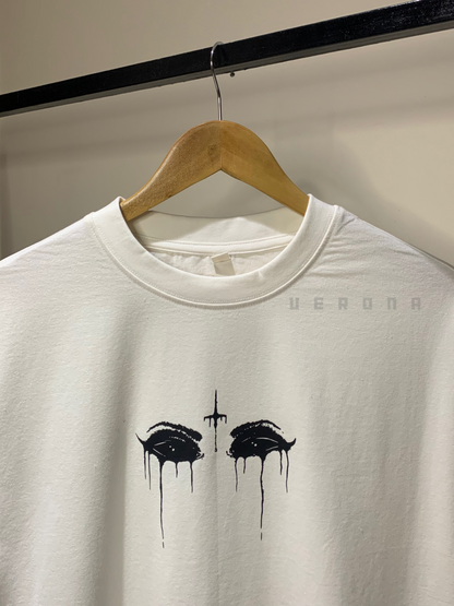 Revenge - White Drop Shoulder