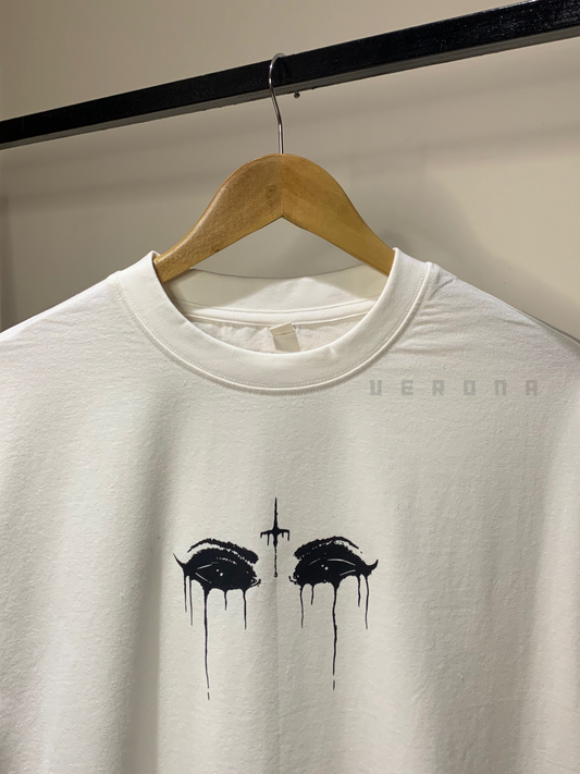 Revenge - White Drop Shoulder