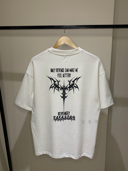 Revenge - White Drop Shoulder