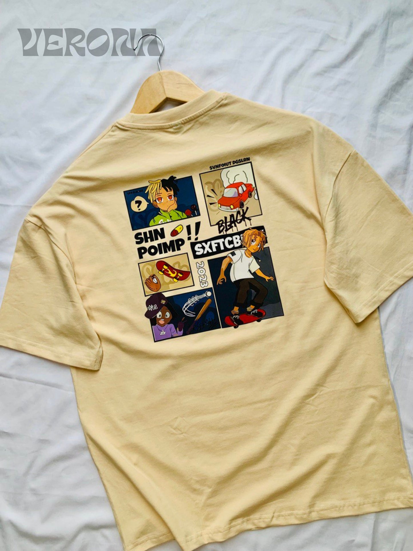 SHNPOIMP - Beige Drop Shoulder