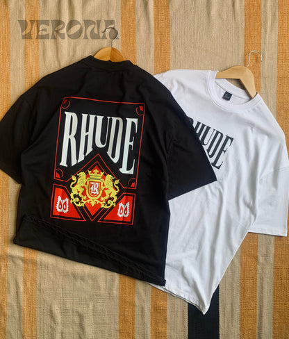 RHUDE - Black & White Drop Shoulder