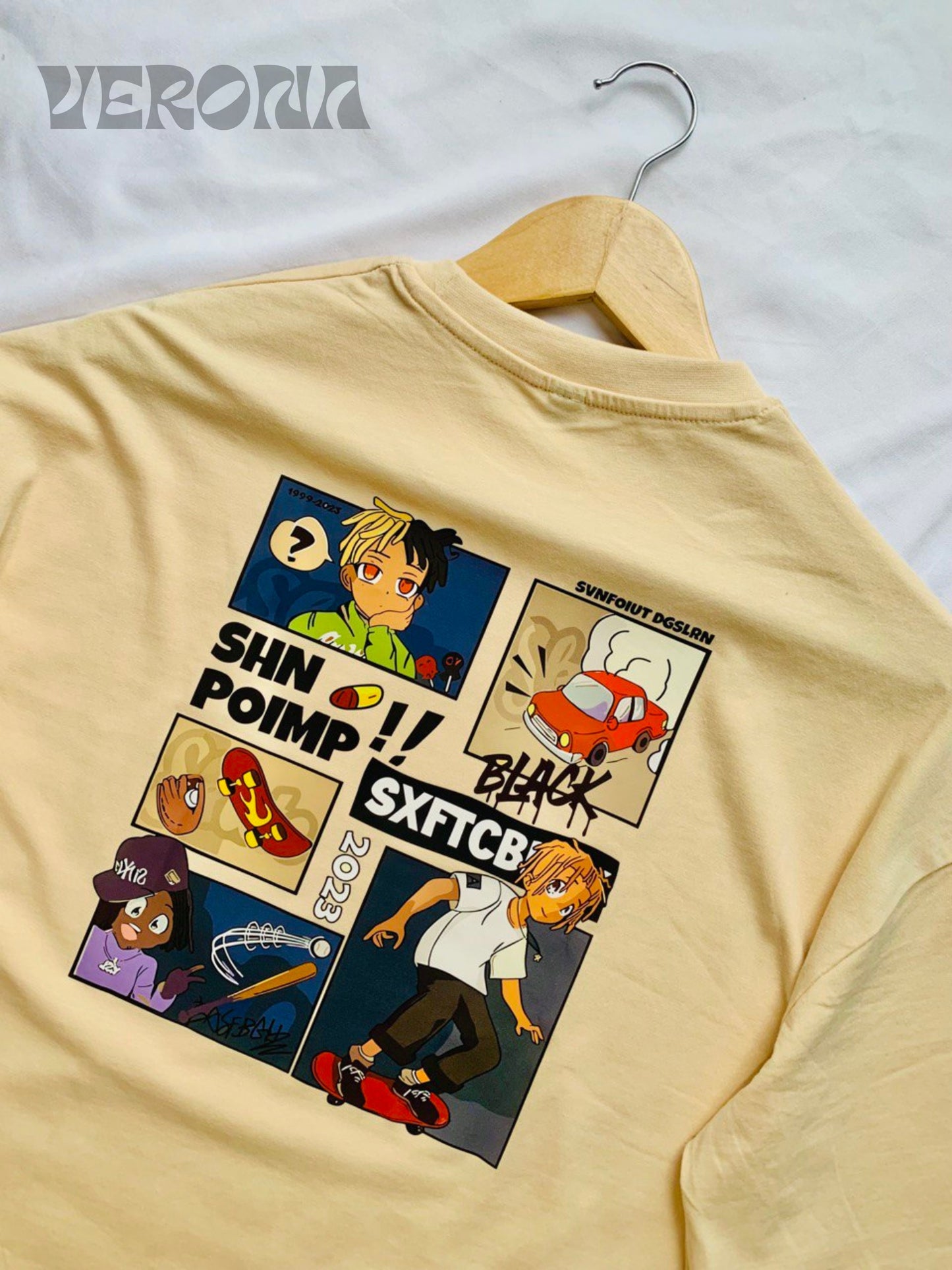 SHNPOIMP - Beige Drop Shoulder
