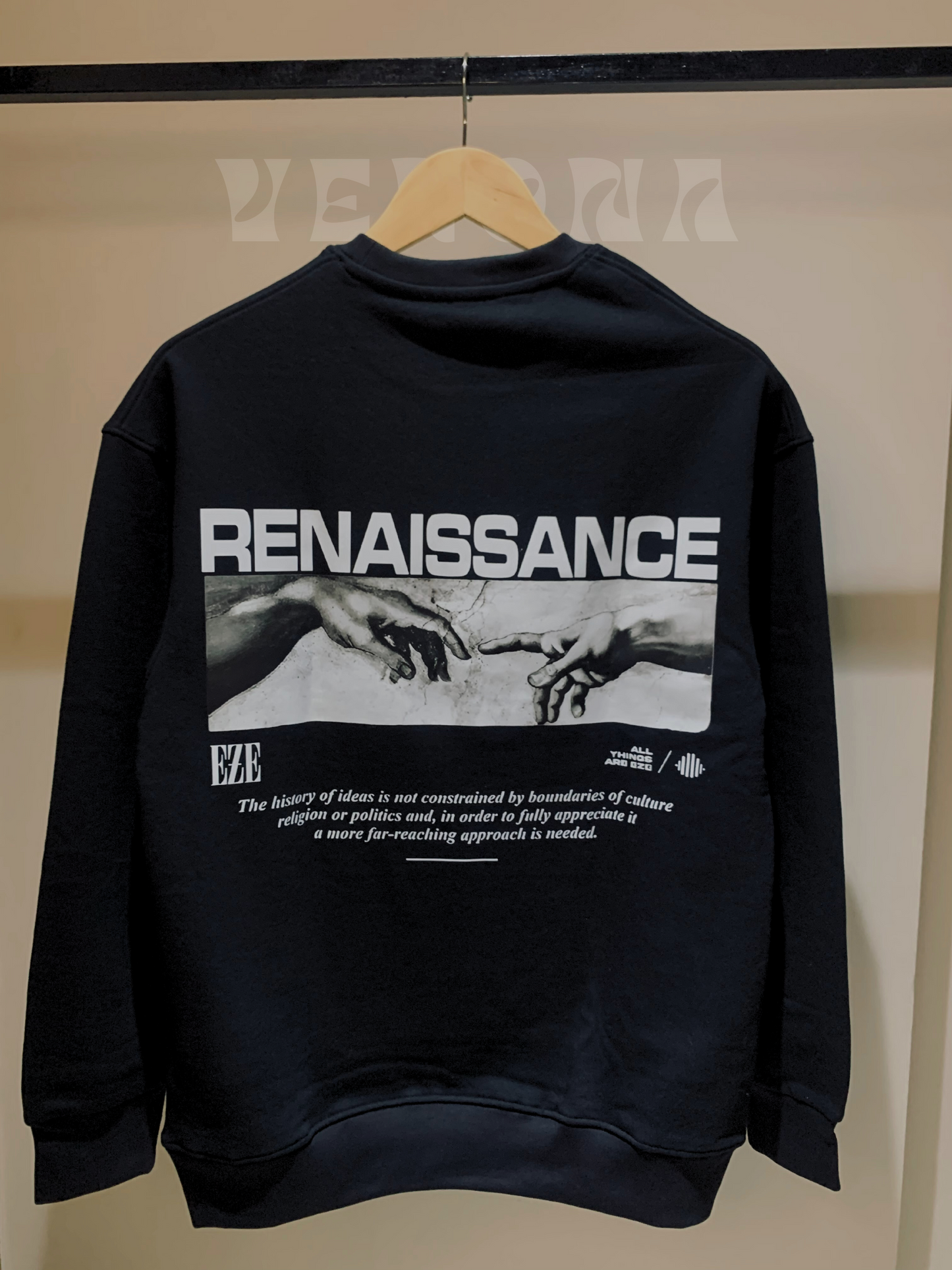 Rennaisance - Premium Black Sweatshirt