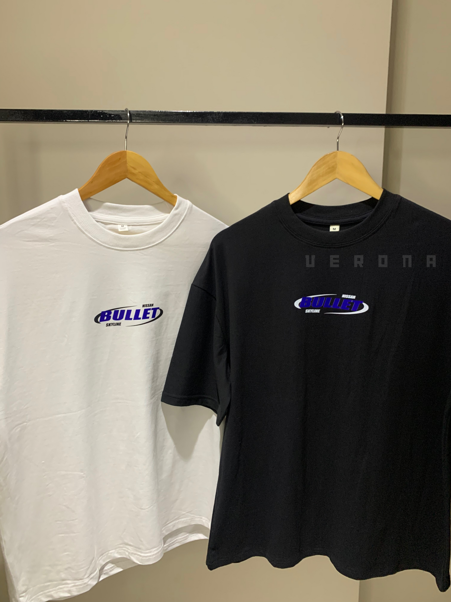 1995 Nissan Bullet Skyline - Premium Black Dropshoulder T-shirt