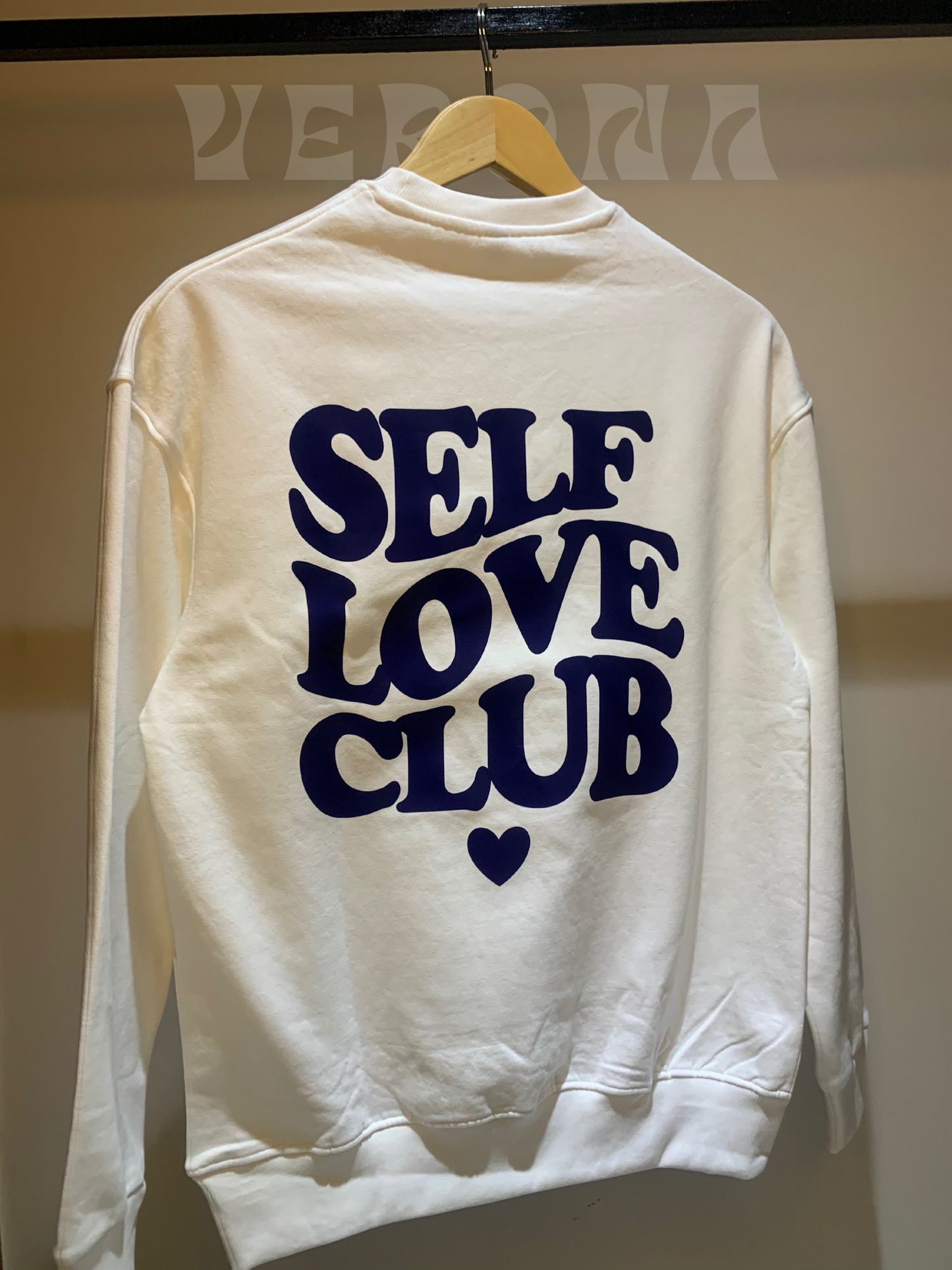 Self Love Club - Premium White Sweatshirt