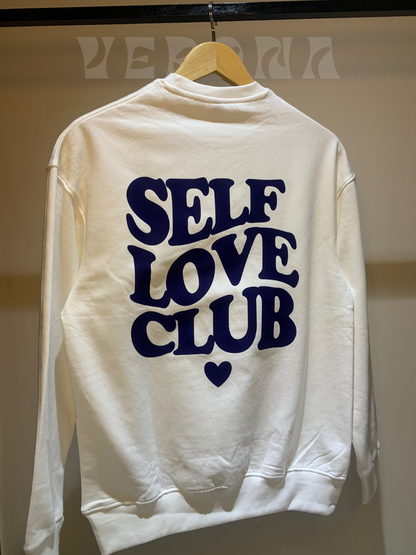 Self Love Club - Premium White Sweatshirt