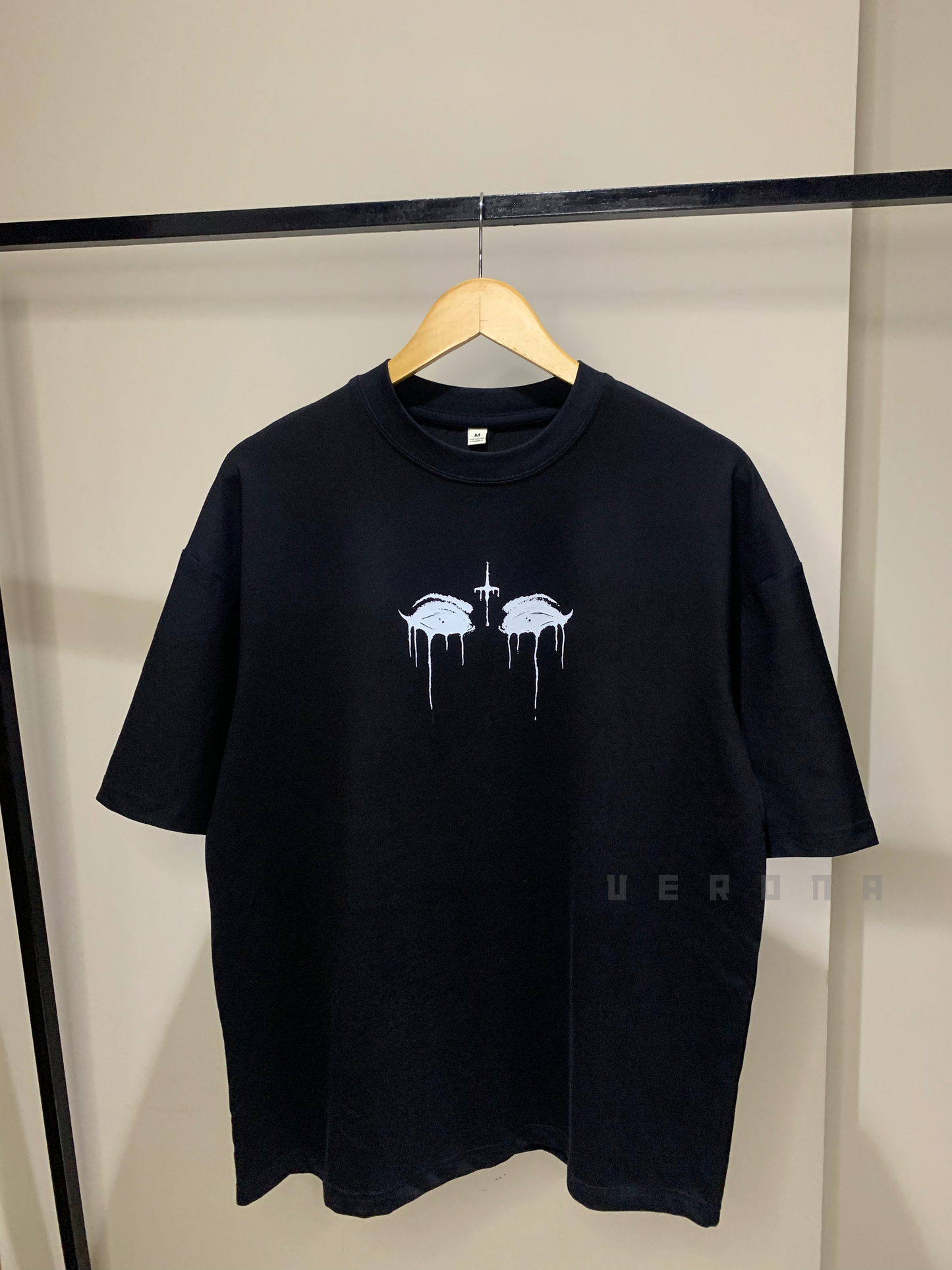 Revenge - Black Drop Shoulder