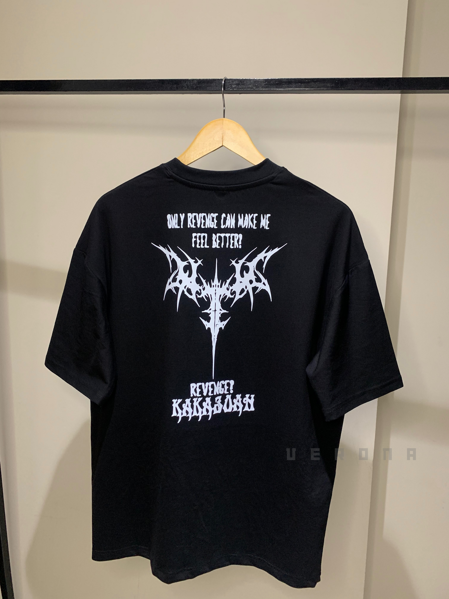 Revenge - Black Drop Shoulder