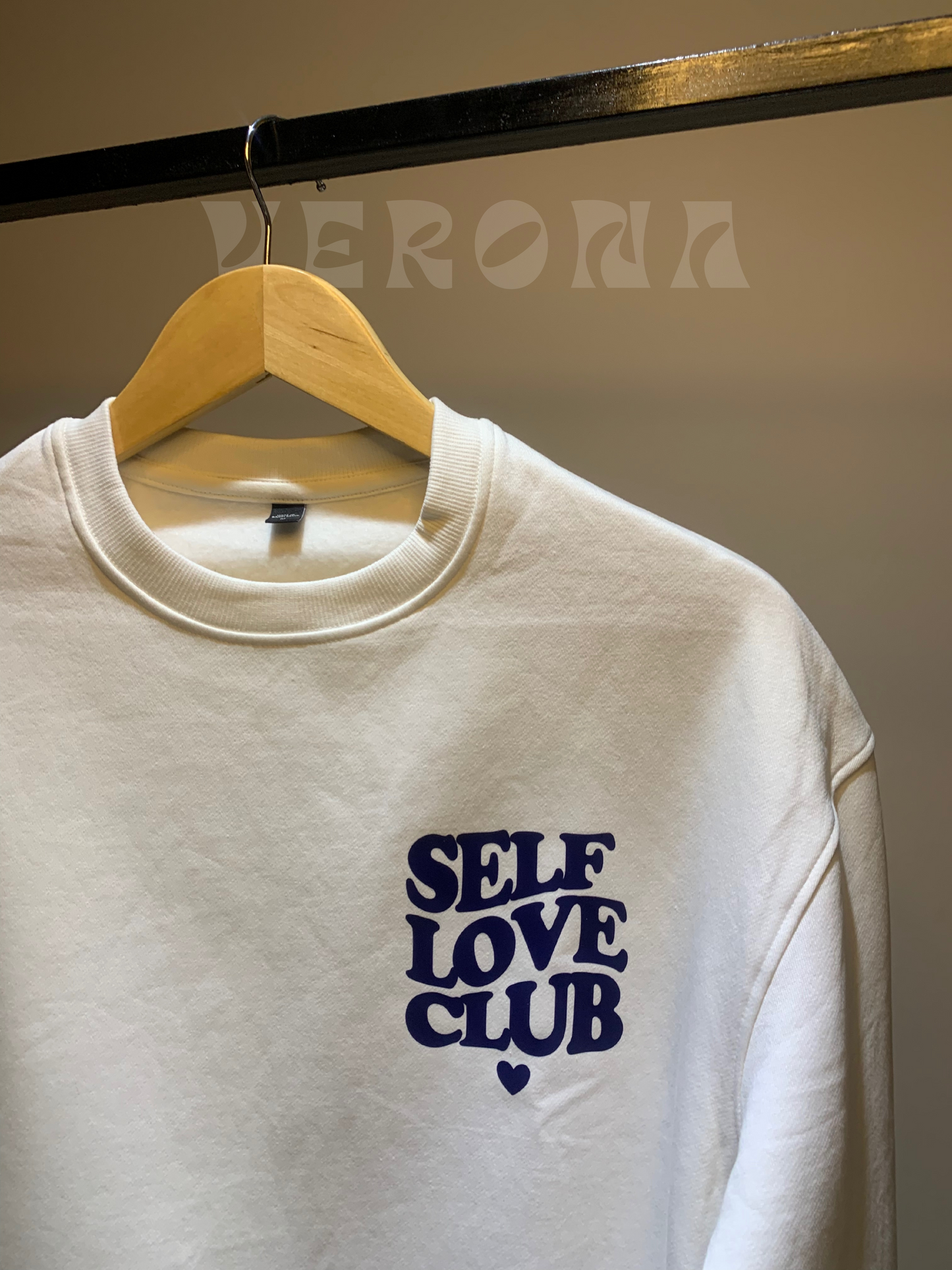 Self Love Club - Premium White Sweatshirt