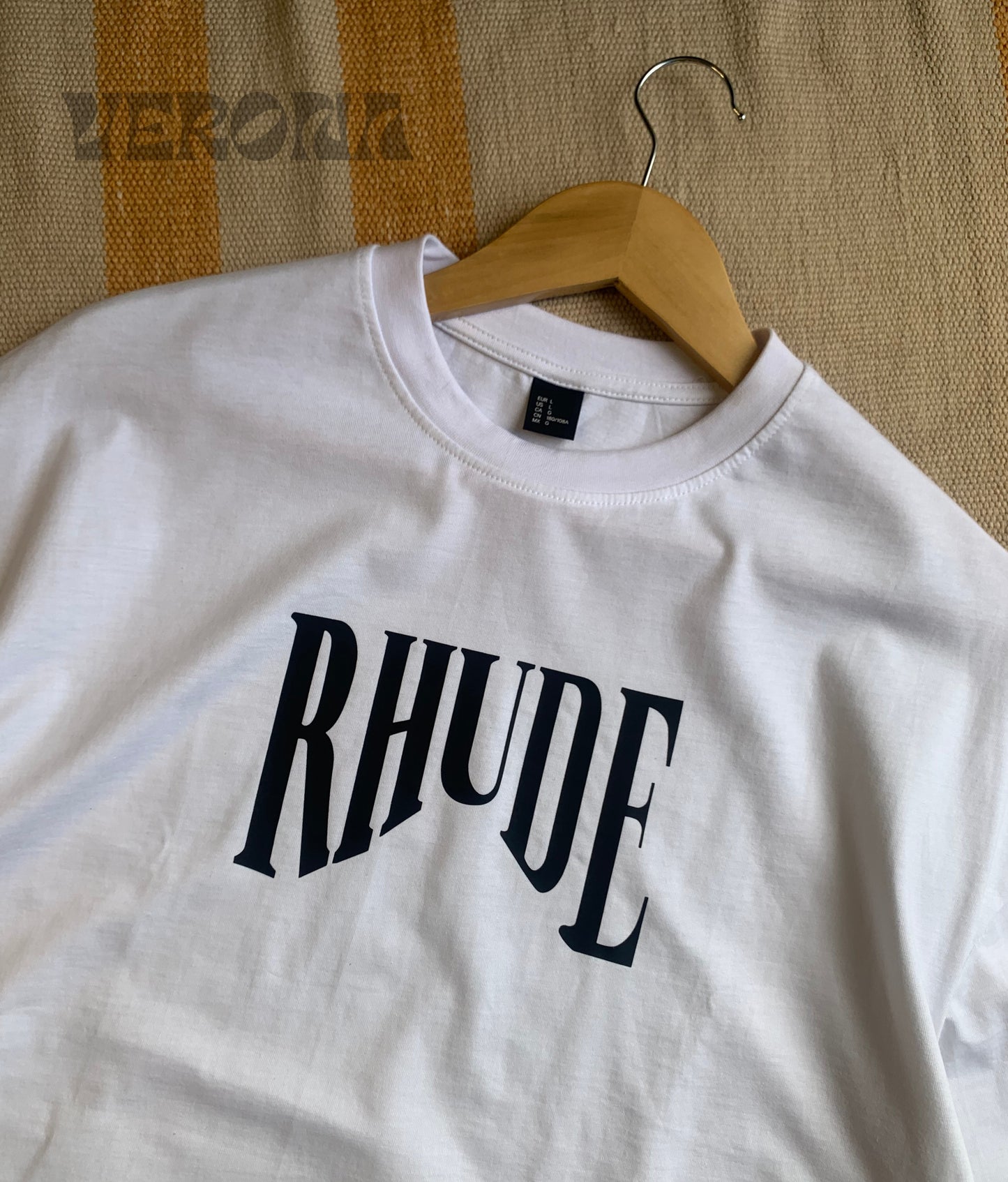 RHUDE - Black & White Drop Shoulder