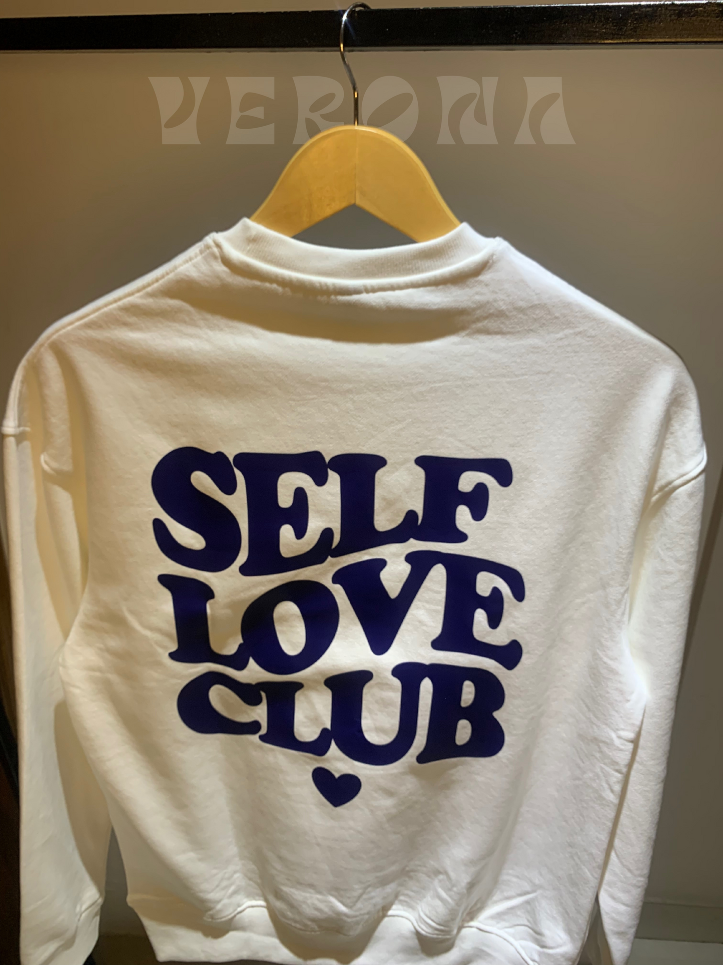 Self Love Club - Premium White Sweatshirt