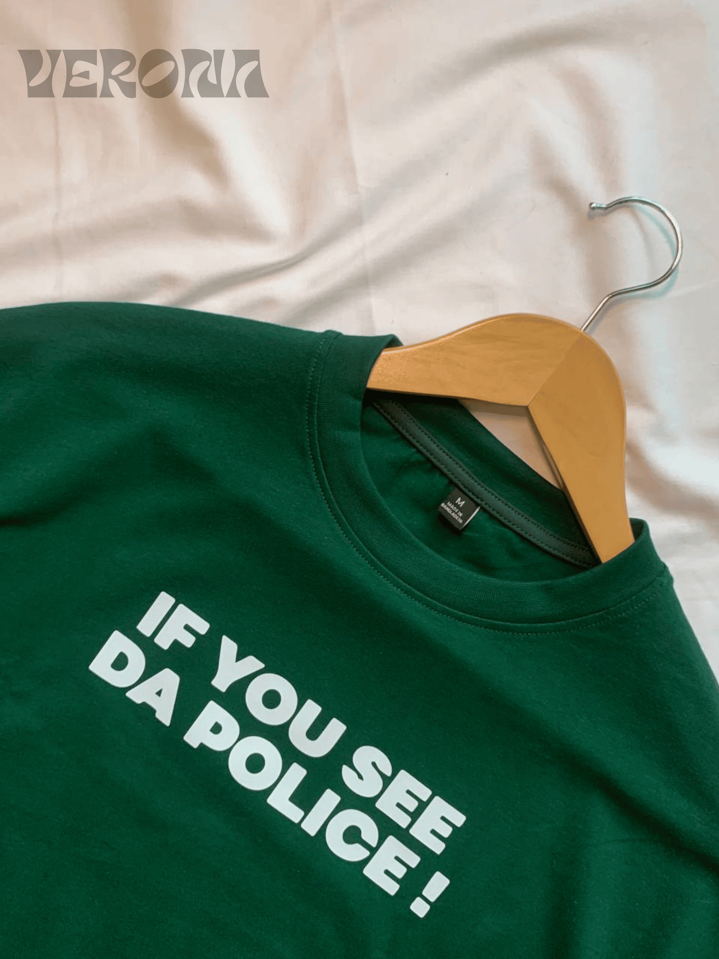 WB - Bottle Green Drop Shoulder