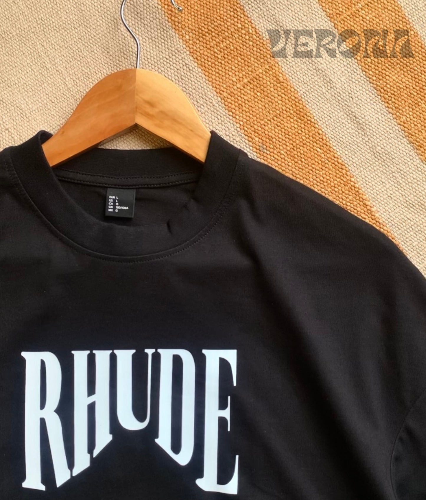 RHUDE - Black & White Drop Shoulder