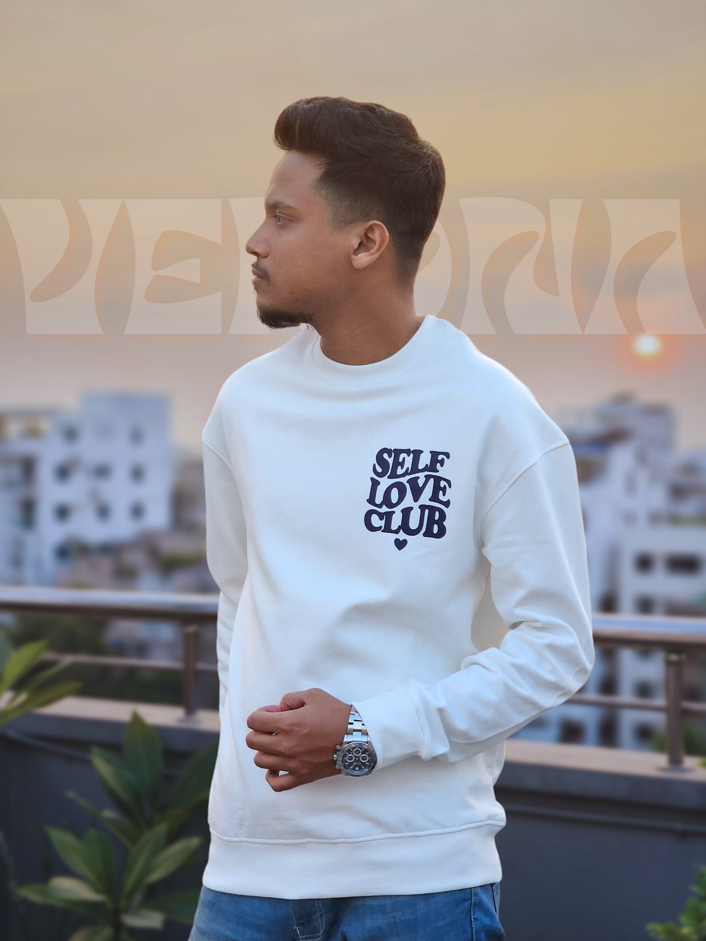 Self Love Club - Premium White Sweatshirt