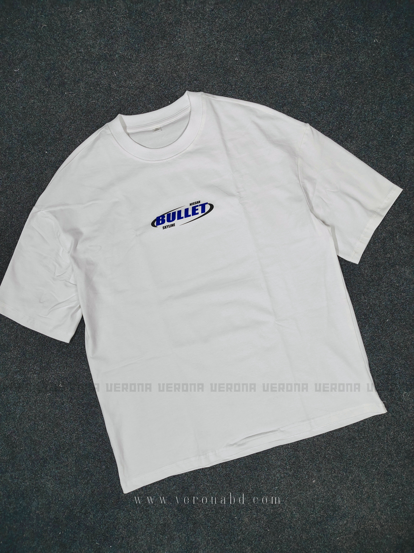 1995 Nissan Bullet Skyline - Premium White Dropshoulder T-shirt