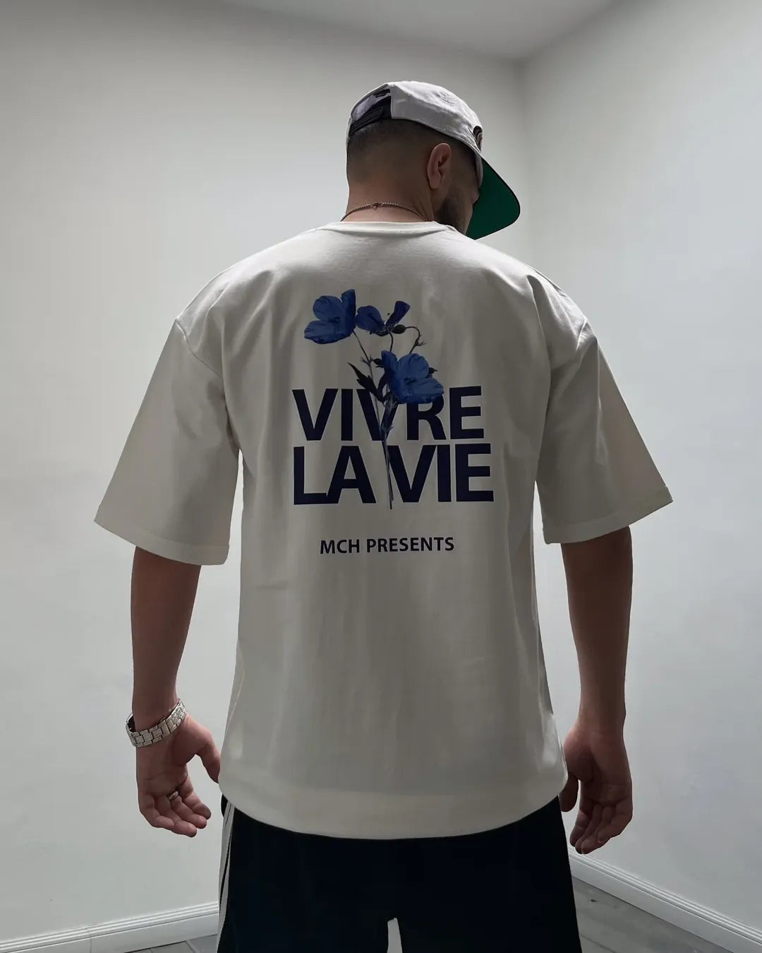 LA VIE - White Drop Shoulder