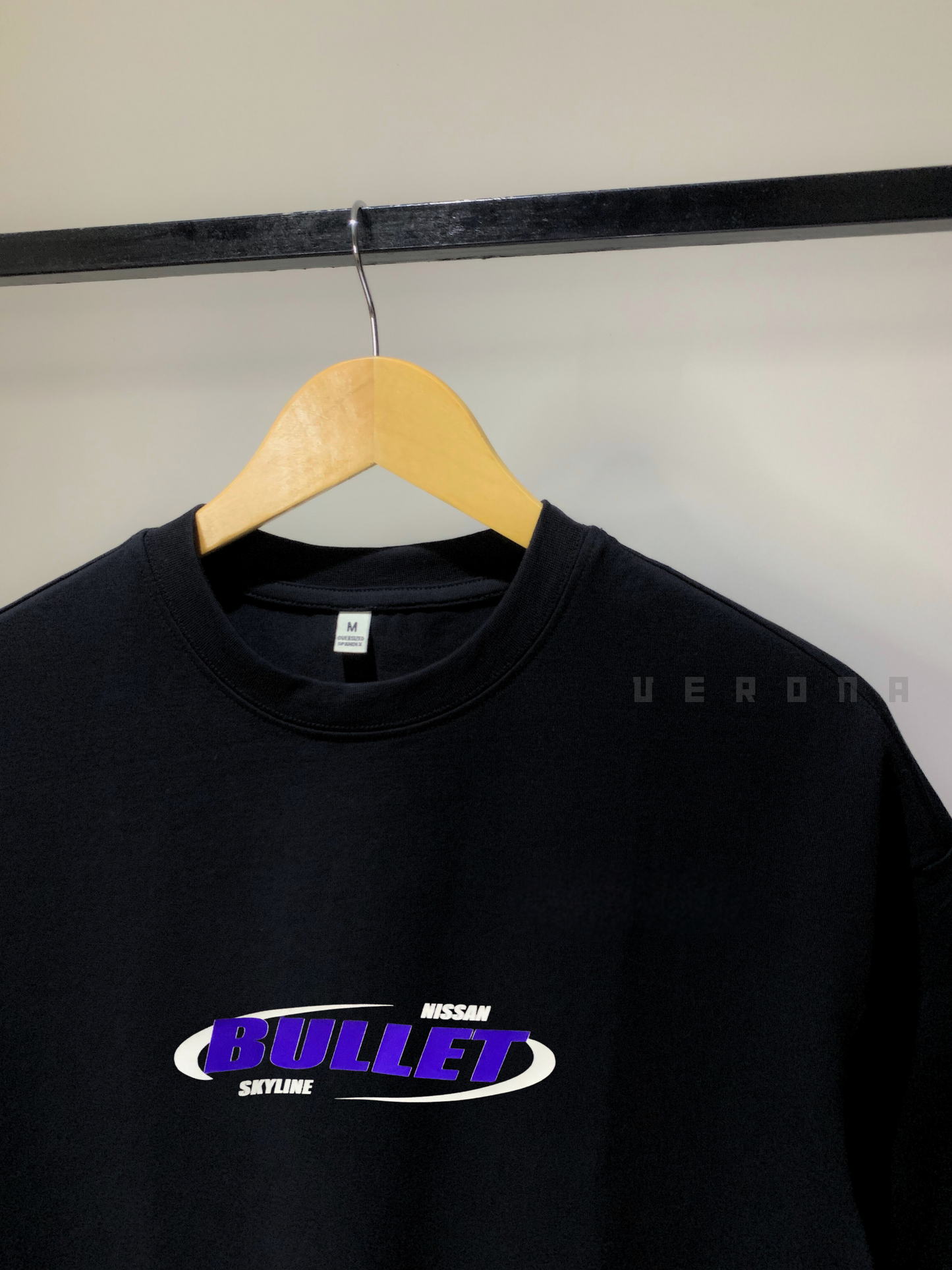 1995 Nissan Bullet Skyline - Premium Black Dropshoulder T-shirt