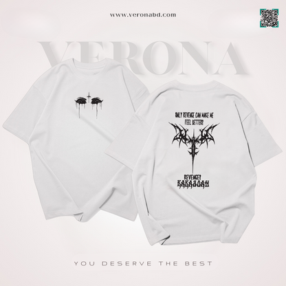 Revenge - White Drop Shoulder