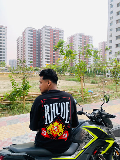RHUDE - Black & White Drop Shoulder
