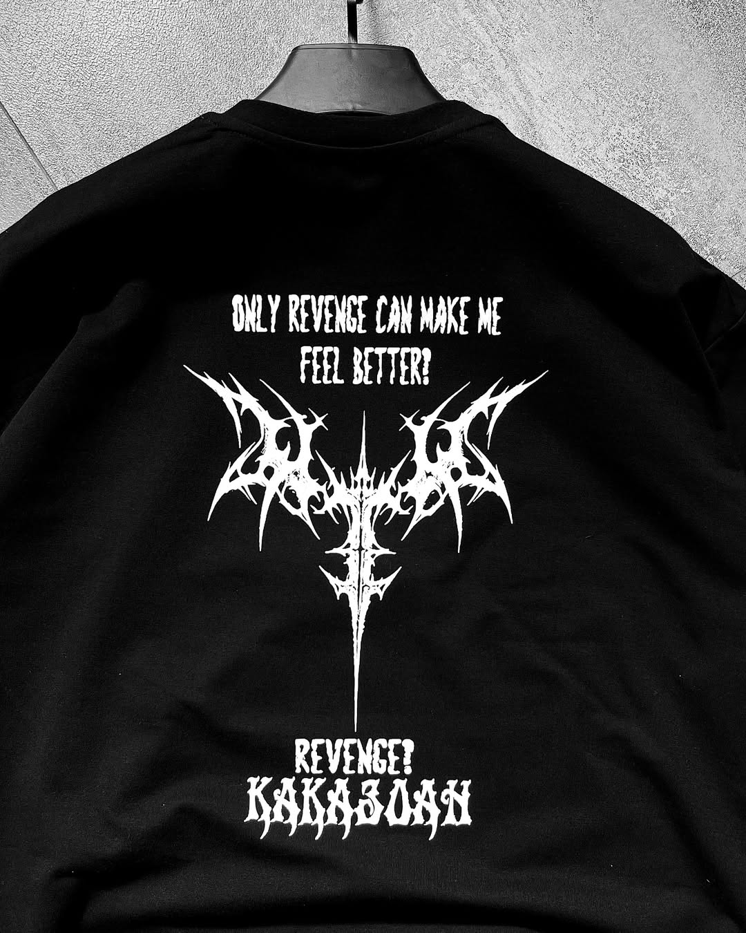 Revenge - Black Drop Shoulder